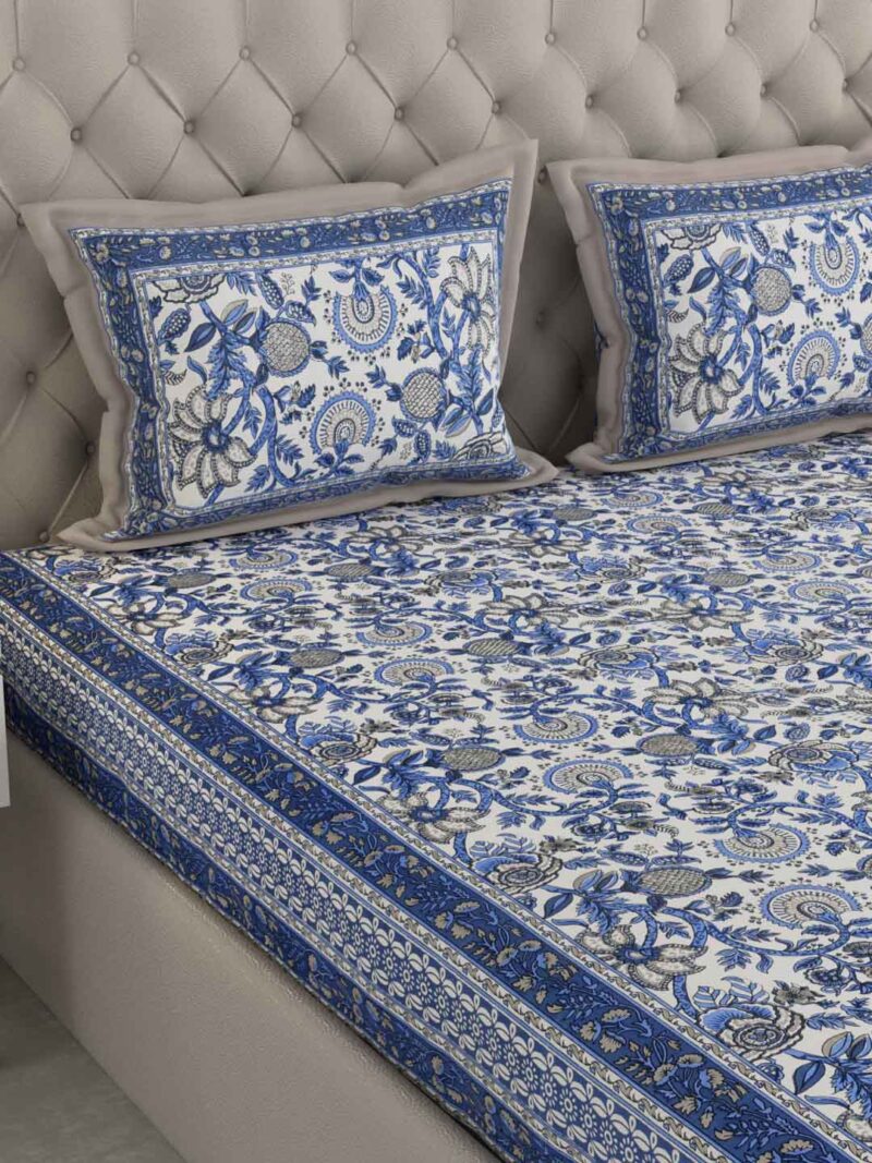 Sapphire King Size Bedsheet - Image 3