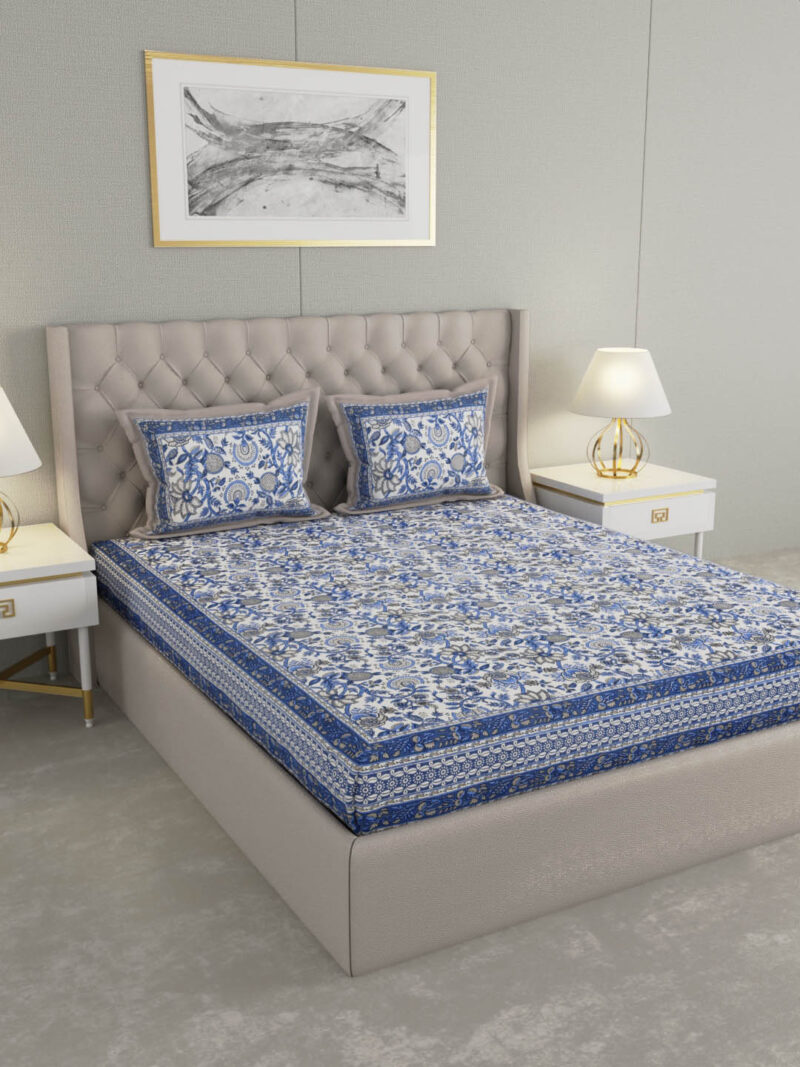 Sapphire King Size Bedsheet - Image 2
