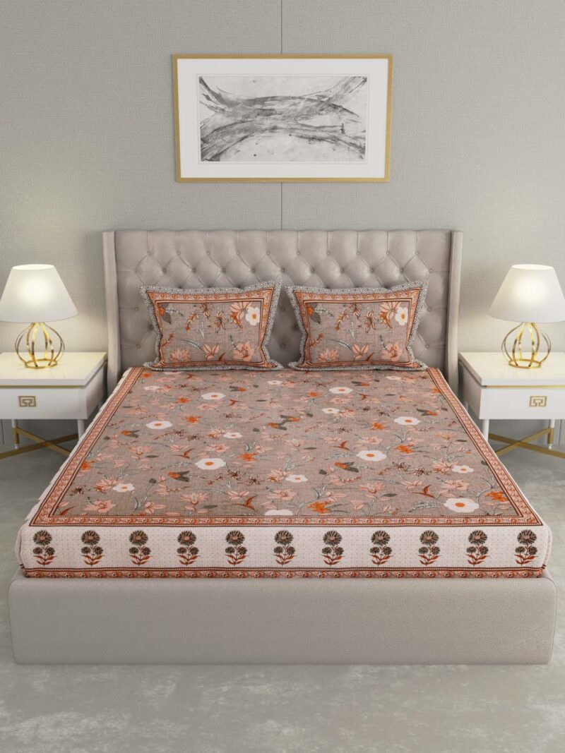 Daisy King Size Bedsheet