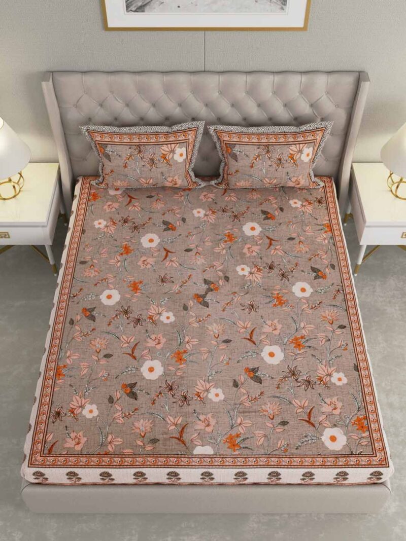 Daisy King Size Bedsheet - Image 4
