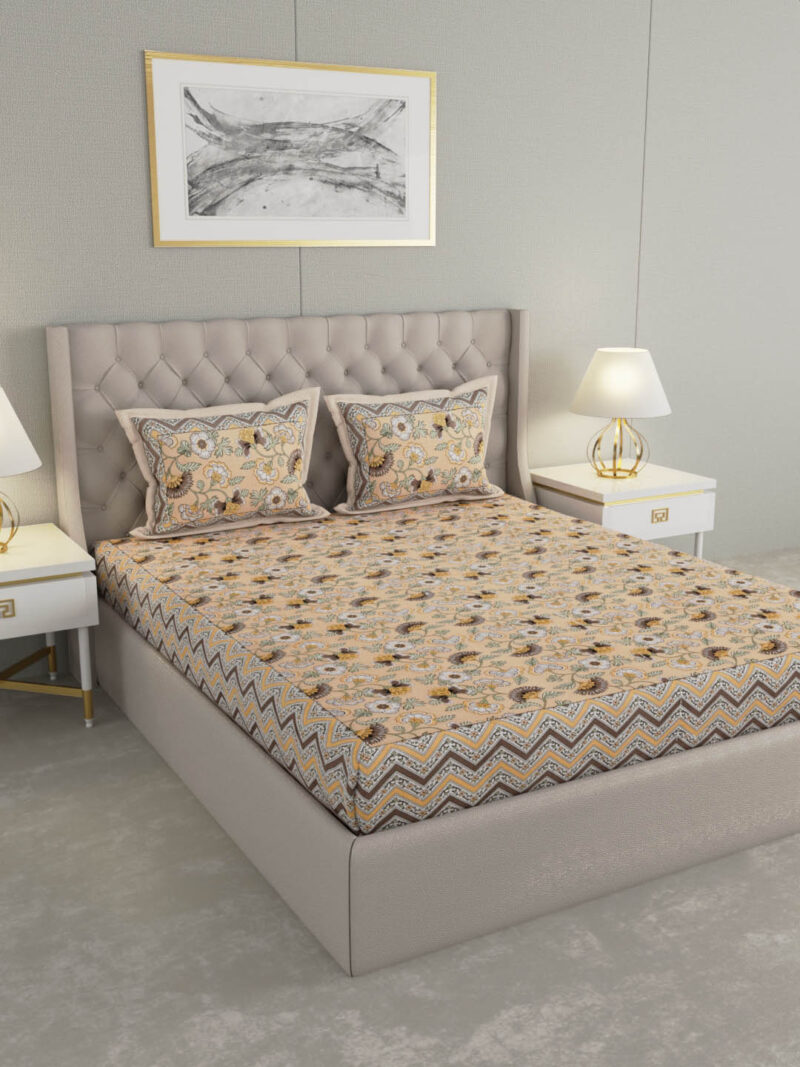 Ivory King Size Bedsheet - Image 2