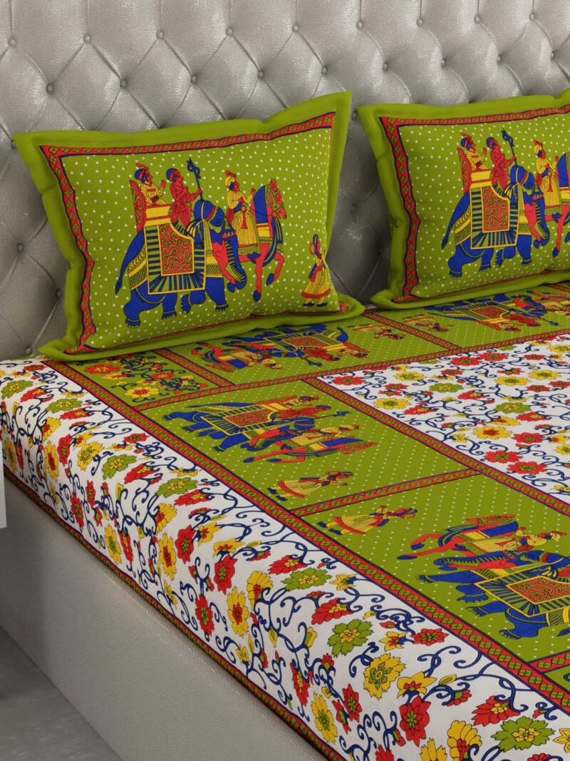 Emerald King Size Bedsheet - Image 3