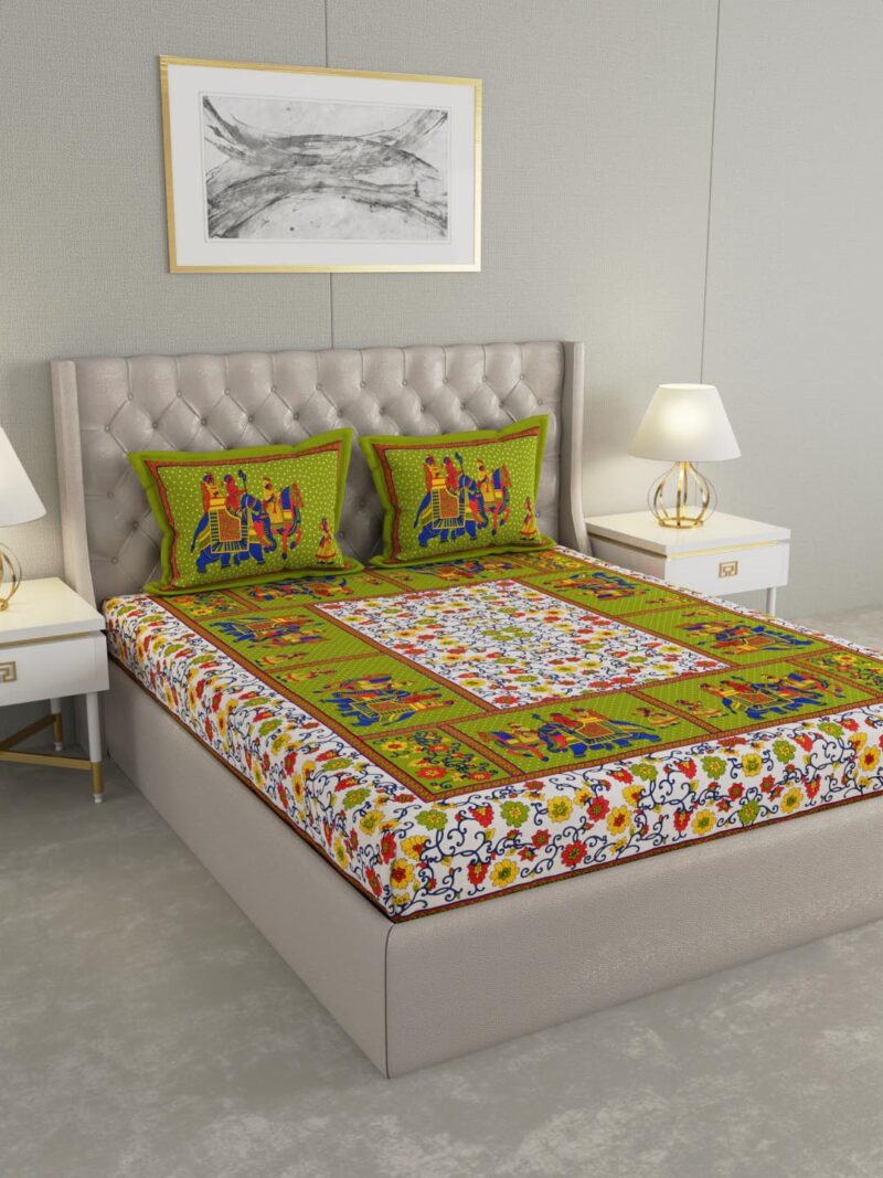 Emerald King Size Bedsheet - Image 2