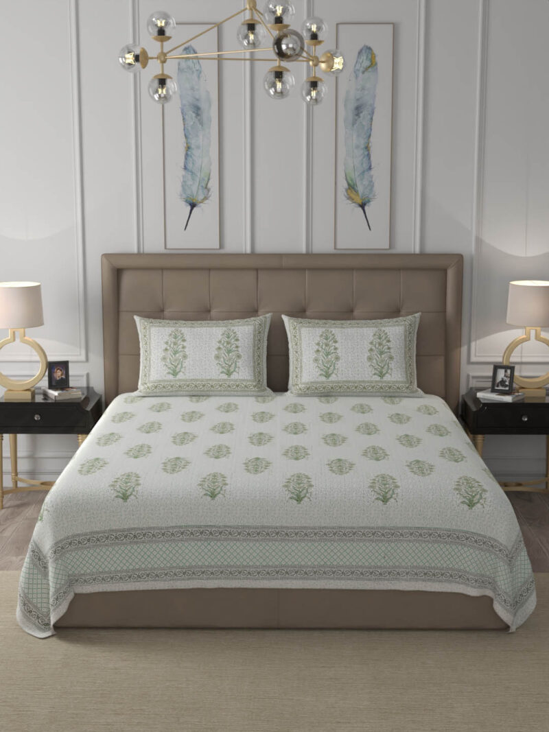 Cream Premium King Size Bedsheet