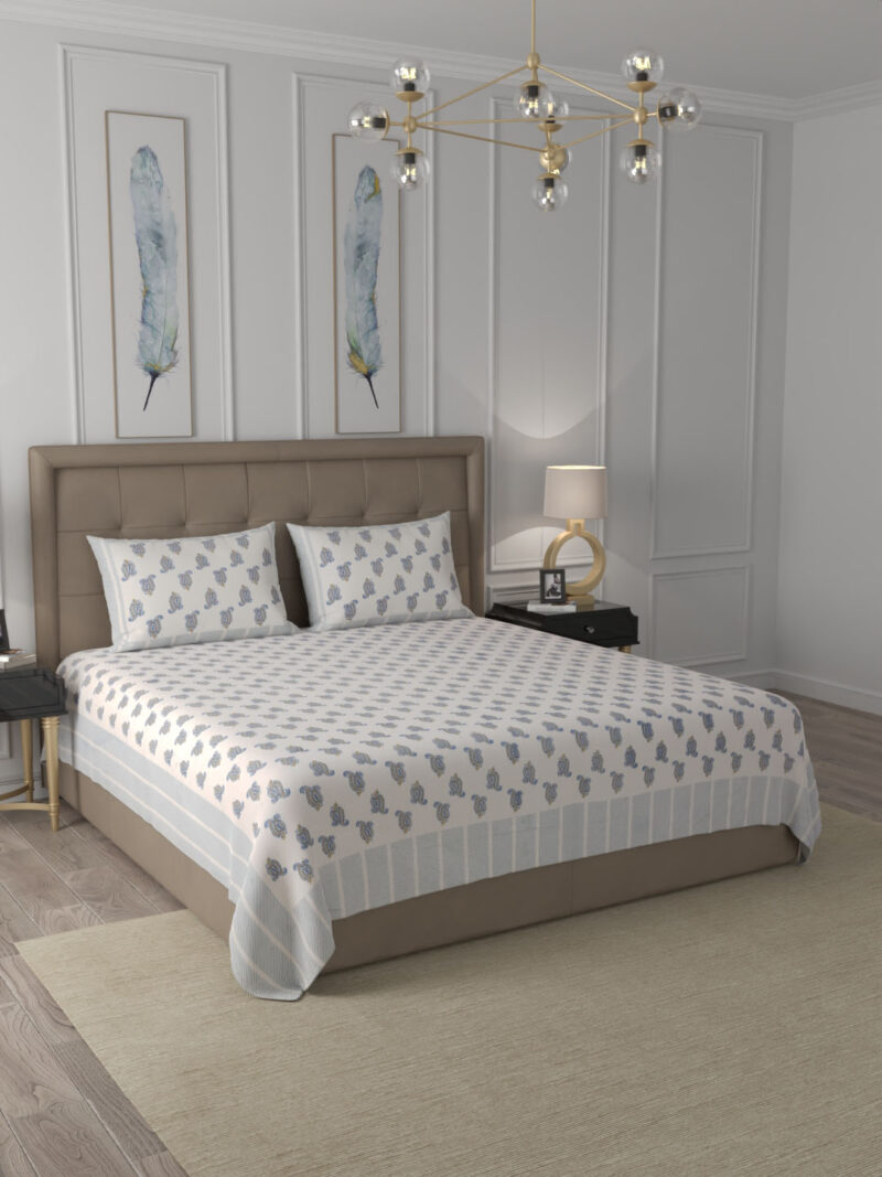 Pearl Premium King Size Bedsheet - Image 3