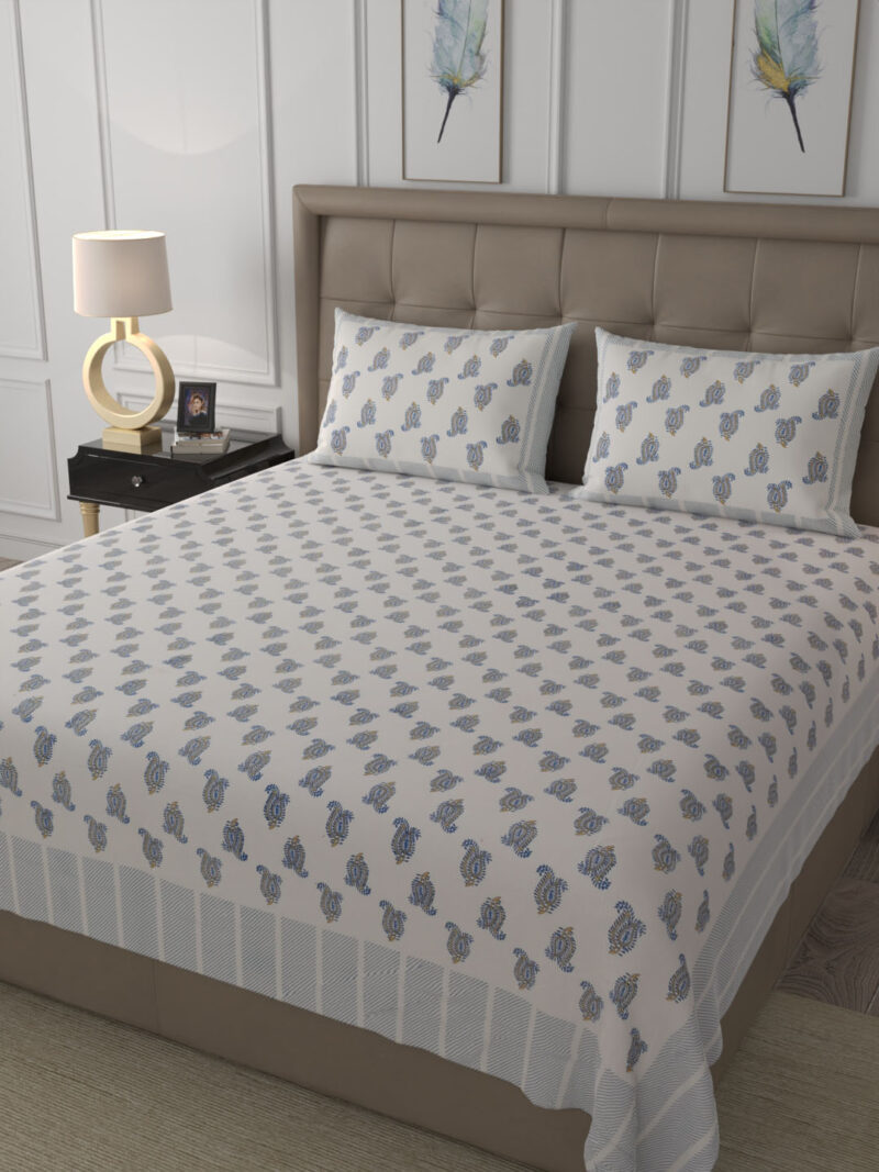 Pearl Premium King Size Bedsheet - Image 4
