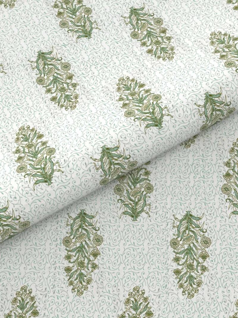 Cream Premium King Size Bedsheet - Image 5