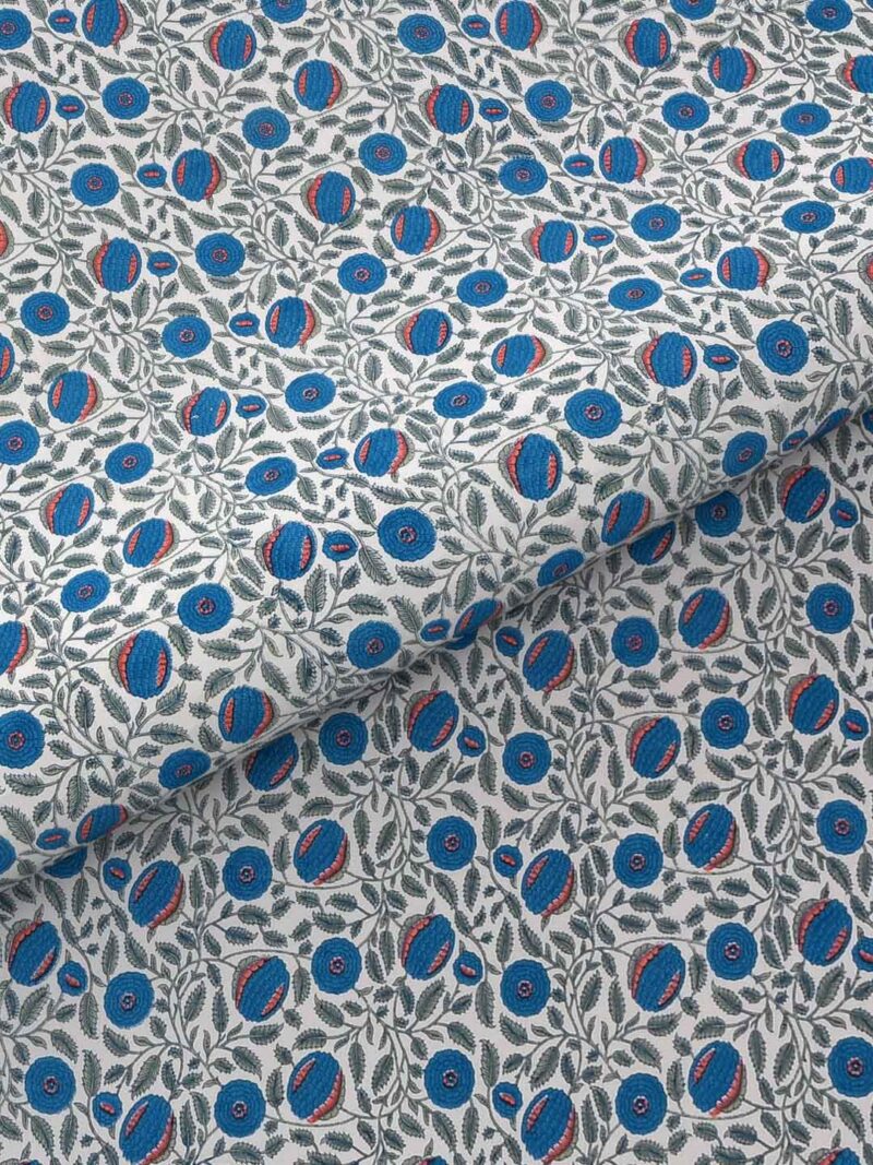 Light Turquoise Premium King Size Bedsheet - Image 2