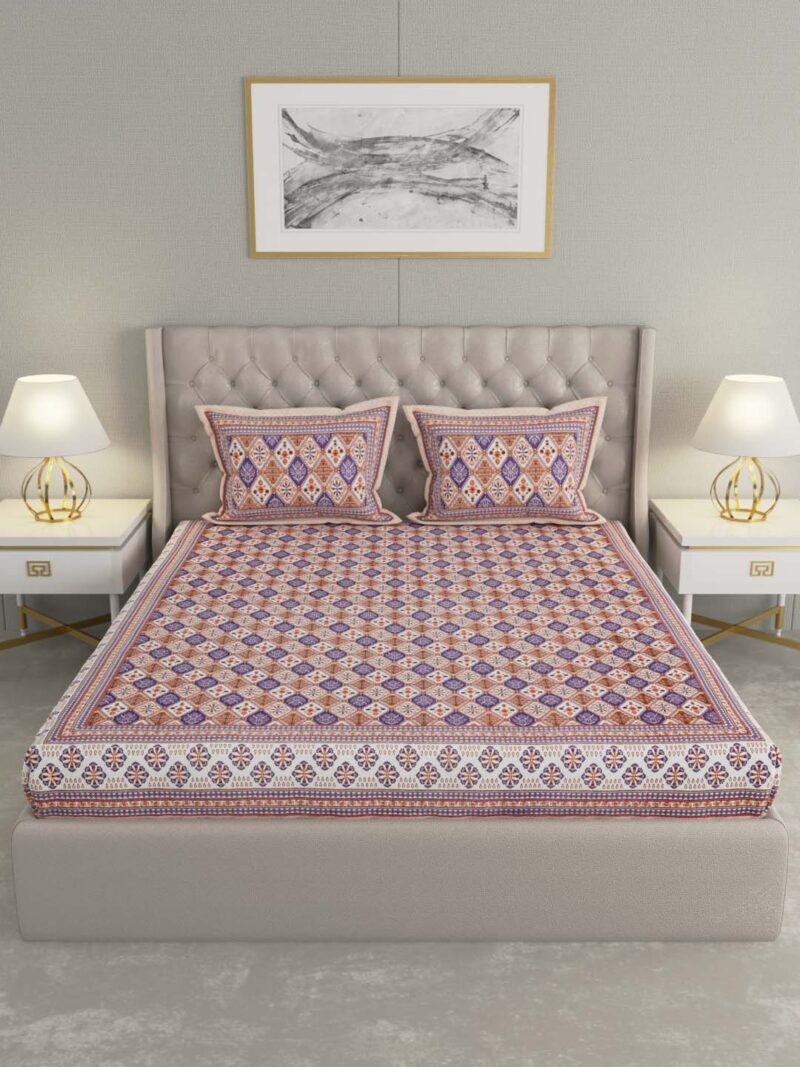 Marry Gold King Size Bedsheet