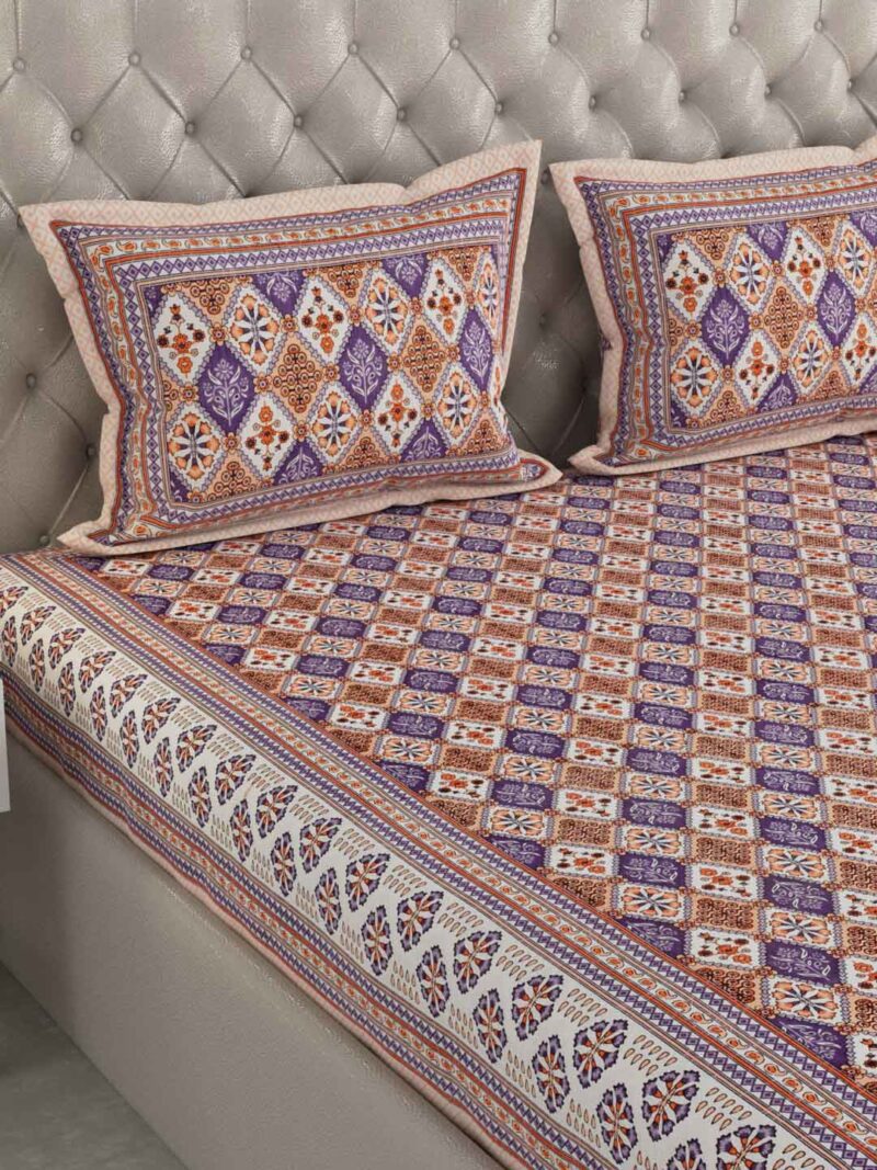 Marry Gold King Size Bedsheet - Image 3