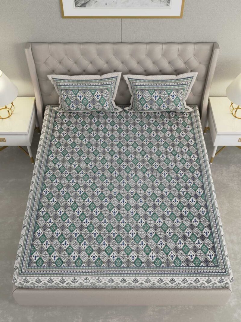 Lavender King Size Bedsheet - Image 4
