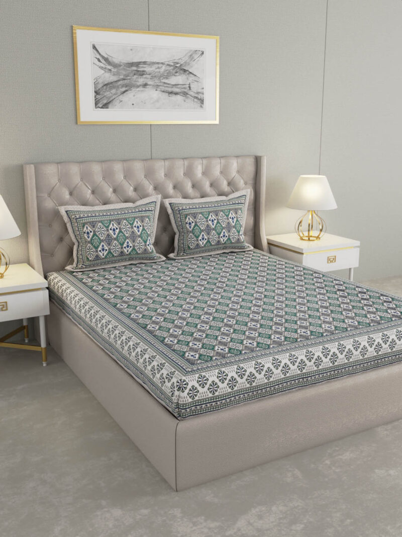 Lavender King Size Bedsheet - Image 2