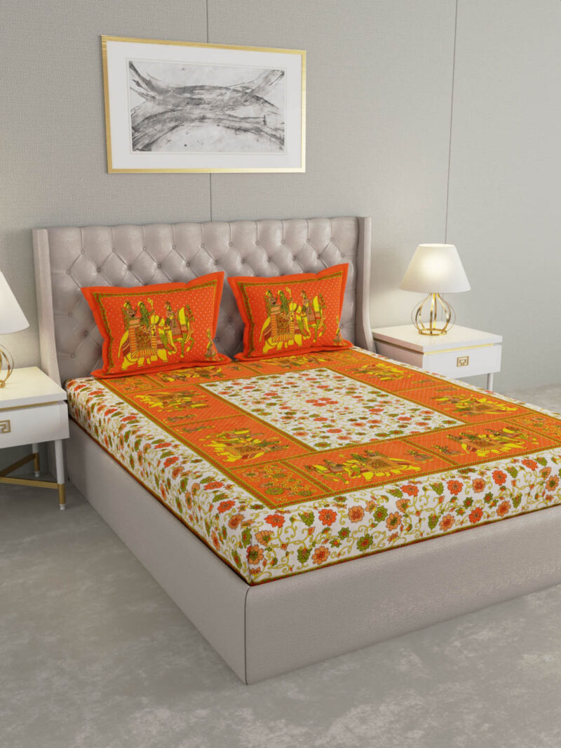 Amber King Size Bedsheet - Image 2