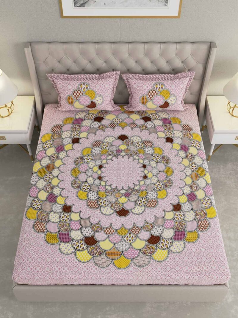 Lavender King Size Bedsheet - Image 4